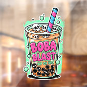 Boba Blast – Sip or Die!  Raamsticker (Vel 2)