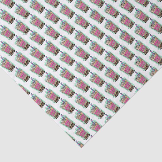 Boba Blast – Sip or Die! Tissue Paper Tissuepapier (Detail)