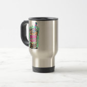 Boba Blast – Sip or Die! Travel/Commuter Mug Reisbeker (Voorkant links)