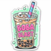 Boba Blast – Sip or Die! Vinyl Sticker (Voorkant)