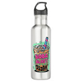Boba Blast – Sip or Die! Water Bottle Waterfles (Voorkant)