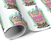 Boba Blast – Sip or Die! Wrapping Paper Cadeaupapier (Rol Hoek)