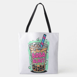 Boba Blast – Slurp of Sterf! Boodschappentas Tote Bag