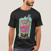 Boba Blast – Slurp of Sterf! Donker T-shirt (Voorkant)