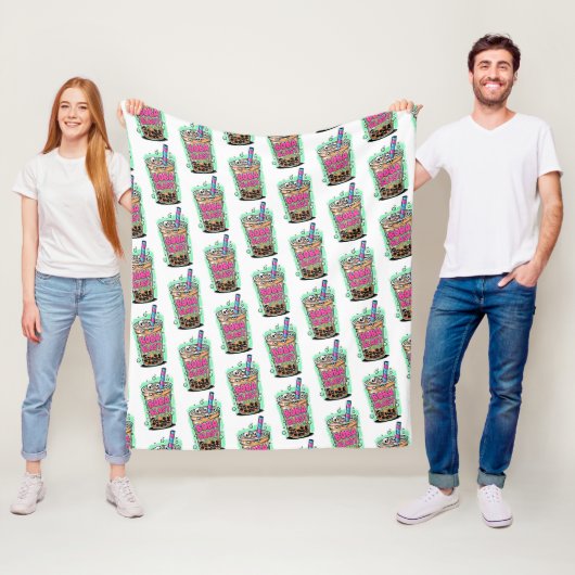 Boba Blast – Slurp of Sterf! Fleece Deken (In situ)