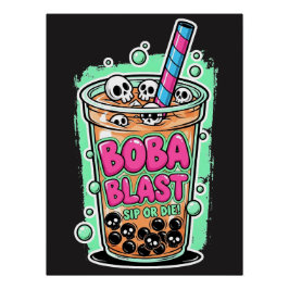 Boba Blast – Slurp of Sterf! Glanzende Poster