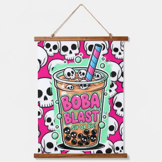 Boba Blast – Slurp of Sterf! Hangend Wandkleed (Voorkant)