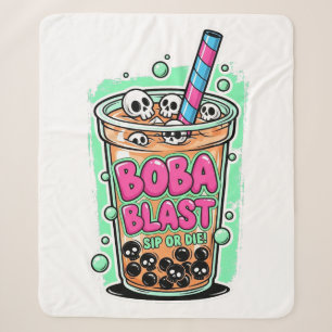 Boba Blast – Slurp of Sterven! Sherpa Dekbed Deken