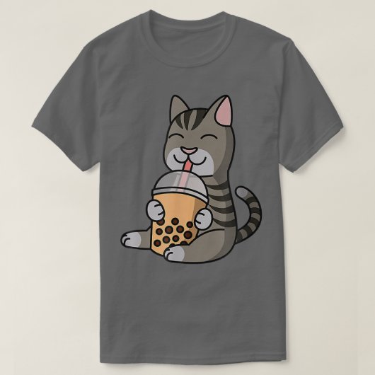 Boba Bubble Milk Ea Abby Pet T-shirt (Design voorkant)