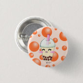 Boba Bubble Milk Tea Button (Voorkant /achterkant)
