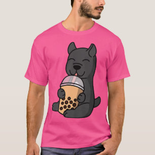 Boba Bubble Milk Tea Cane Corso Dog Premium T-shirt