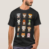 Boba Bubble Milk Tea Chinese Zodiacs Animal Lunar  T-shirt (Voorkant)
