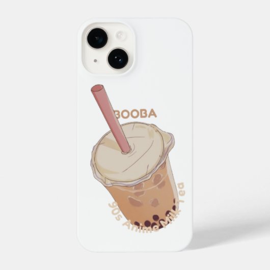 Boba Bubble Tea iPhone Hoesje (Achterkant)