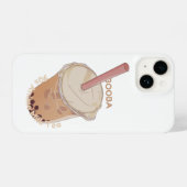 Boba Bubble Tea iPhone Hoesje (Achterkant horizontaal)