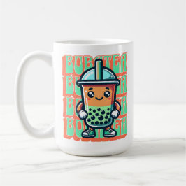 Boba Bubble Tea Kawaii Schattigee Cartoon Koffiemok