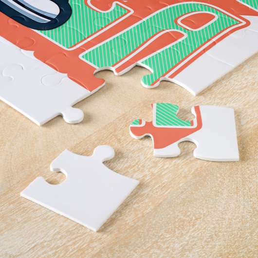 Boba Bubble Tea Kawaii Schattigee Cartoon Legpuzzel (Zijkant)