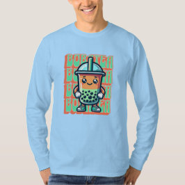 Boba Bubble Tea Kawaii Schattigee Cartoon T-shirt