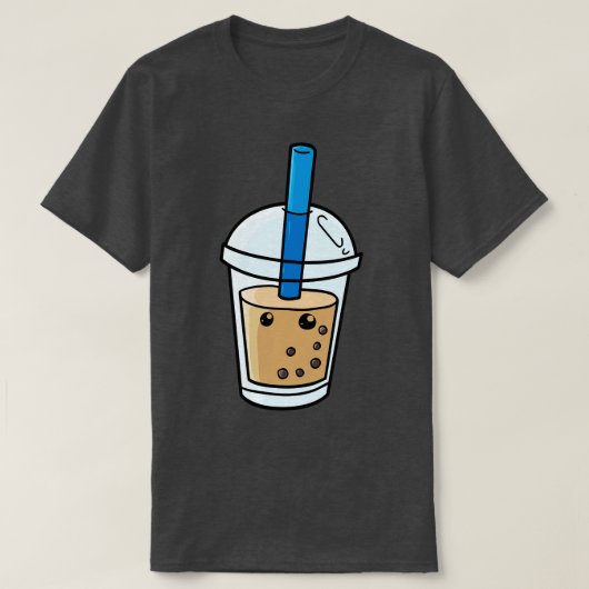 Boba Bubble Tea Kawaii T-shirt (Design voorkant)