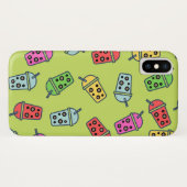 Boba Bubble Tea Pattern Case-Mate iPhone Case (Achterkant (horizontaal))