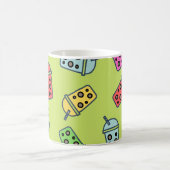 Boba Bubble Tea Pattern Koffiemok (Center)