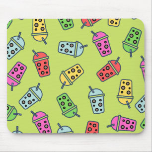 Boba Bubble Tea Pattern Muismat