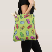 Boba Bubble Tea Pattern Tote Bag (Dichtbij)