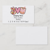 Boba Bubble Tea Reward Kaart Klantenkaartje (Voorkant / Achterkant)