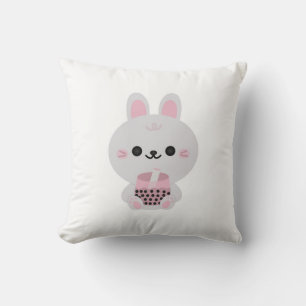 Boba Bunny Pink Kussen