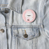 Boba Bunny Ronde Button 5,7 Cm (In situ)