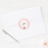 Boba Bunny Ronde Sticker (Envelop)