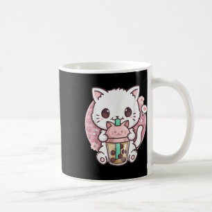 Boba Cat Boba Tea Bubble Tea Kawaii Anime Cat Kawa Koffiemok