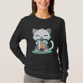 Boba Cat Kitten T-shirt (Voorkant)
