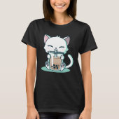 Boba Cat Kitten T-shirt (Voorkant)