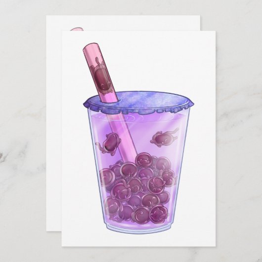 Boba Cats Bedankkaart (Voorkant / Achterkant)