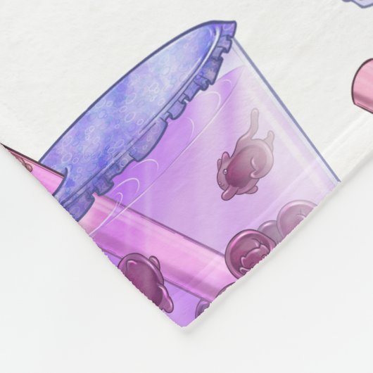 Boba Cats Fleece Deken (Hoek)