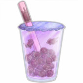 Boba Cats Sticker (Voorkant)