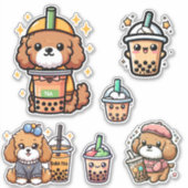 Boba Cavoodle Sticker (Voorkant)