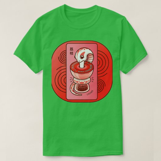 Boba Constrictor Lychee T-shirt (Design voorkant)