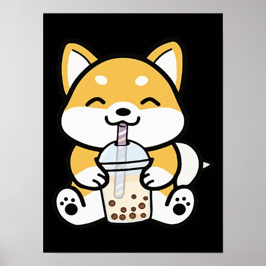 Boba Corgi, Corgi Boba, Boba Shiba, Shiba, Corgi Poster (Voorkant)
