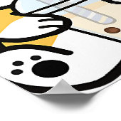 Boba Corgi, Corgi Boba, Boba Shiba, Shiba, Corgi Poster (Hoek)