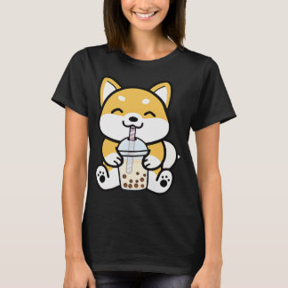 Boba Corgi | Melkthee | Corgi Lover T-shirt