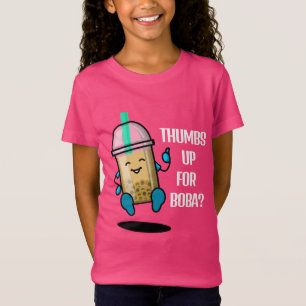 Boba-drank met gepersonaliseerde tekst T-shirt