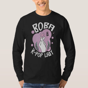 Boba En K Pop Lady Koreaanse Pop Muziek Zuid-Korea T-shirt