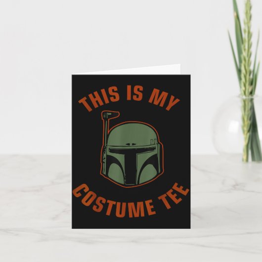 Boba Fett Costume Halloween  Kaart (Voorkant)