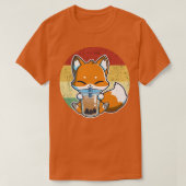 Boba Fox Drink Kawaii T-shirt (Design voorkant)