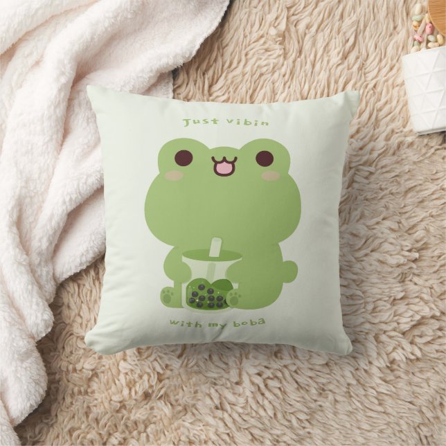 Boba Frog Kussen (Deken)