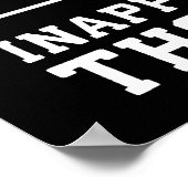 Boba, gewichtheffen, ongepaste gedachten, Gym Poster (Hoek)