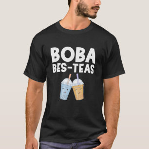 Boba Girl Bes Teas Besties Bubble Tea Beste vriend T-shirt
