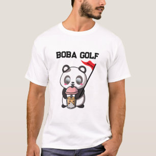 Boba Golf Melk Thee Bubble Golf Golfer T-shirt