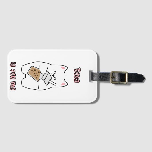 Boba is voor mij bagagelabel (Voorkant (horizontaal))